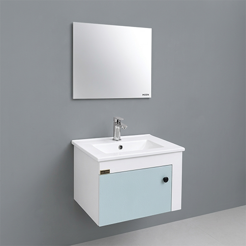ACODE BKME 4651 Wall-Mounted Designer Bathroom Vanity Cabinet Set | Premium PVC Board Construction | Wall-Mounted Space-Saving Design | Dimensions (L × W × H)51 × 46 × 32 CM NILL