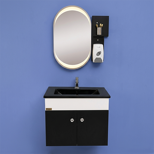 ACODE SD 22 Designer Bathroom Vanity Cabinet Set | Premium PVC Board Construction| Dimensions (L × W × H)60 × 48 × 50 CM| Smart Storage Solution| EASY MAINTENANCE NILL