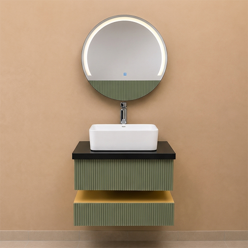 ACODE KG 625, ACODE bathroom unit| Material PVC Board| Basin not included | Suitable for contemporary bathroom interiors | Size 60 × 48 × 25 CM,60 × 48 × 12 CM Nill